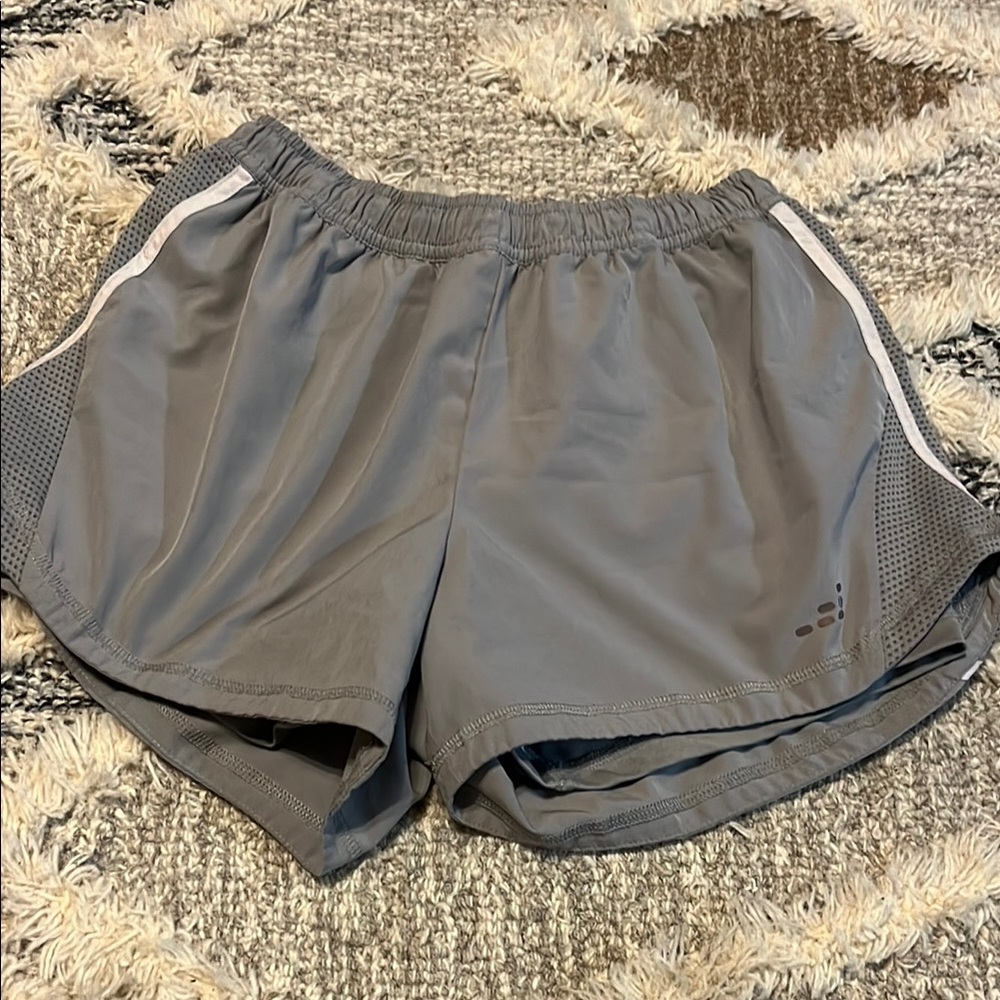 bcg Gray Athletic Shorts Moisture-Wicking Performance